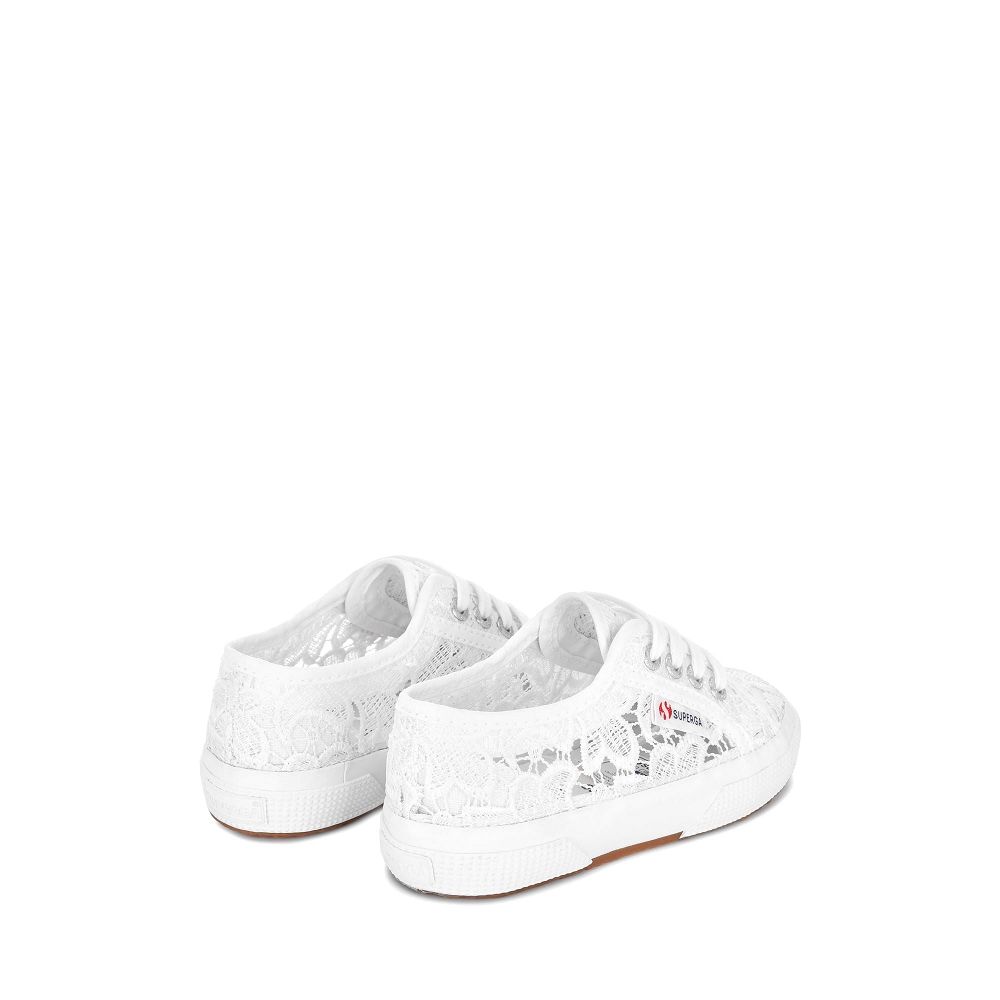 Superga 2750 Macrame White Sneakers - Kids Sneakers USA | US9753422